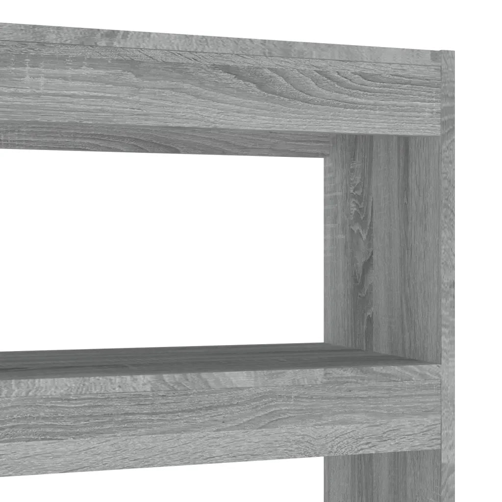 Libreria Divisorio-Scaffale per Libri-Mobile di Stoccaggio Grigio Sonoma 100x30x135 cm