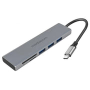 HUB USB-C 3PORTE USB 3/CARDREADE