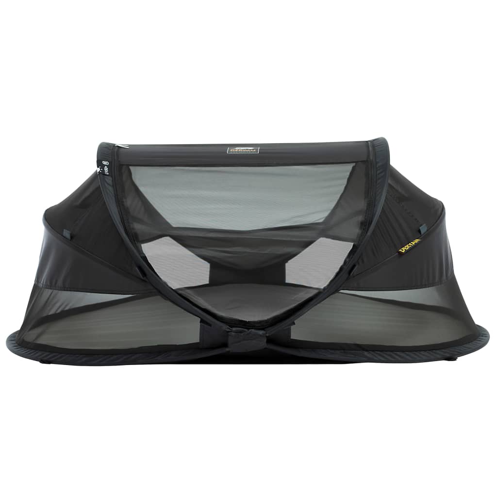 DERYAN Lettino da Viaggio Pop-up Baby Luxe con Zanzariera Nero 437025
