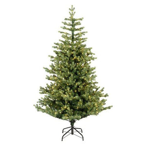 Albero natale addobbato amicasa 9670066 geneva verde