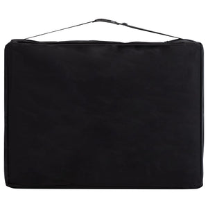 Lettino da massaggio pieghevole Lettino da massaggio Panca Divano Terapia estetica Portatile professionale Shiatsu Reiki 2 zone Legno Rosa 02_0001817