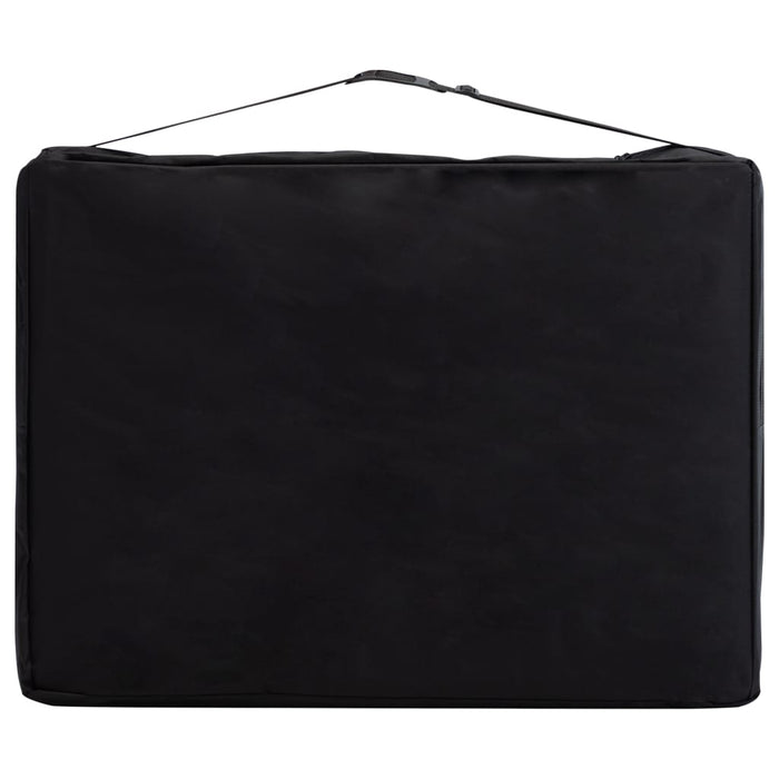 Lettino da massaggio pieghevole Lettino da massaggio Panca Divano Terapia estetica Portatile professionale Shiatsu Reiki 2 zone Legno Rosa 02_0001817