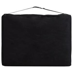 Lettino da Massaggio Pieghevole a 3 Sezioni in Legno Viola 110189