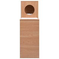 Cuccia per Gatti con Tappeto Tiragraffi in Sisal 100 cm