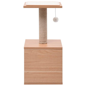 Albero per Gatti con Tappeto Tiragraffi in Sisal 62 cm cod mxl 19683