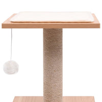 Albero per Gatti con Tappeto Tiragraffi in Sisal 62 cm cod mxl 19683