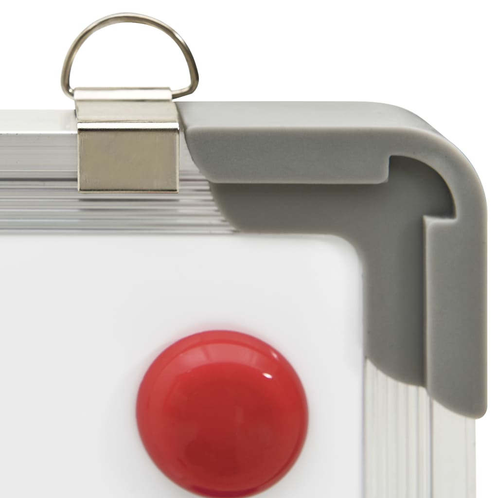 Lavagna Magnetica Bianca Cancellabile a Secco 90x60 cm Acciaio 146633