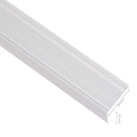 vidaXL Profili a L per Gradini 5 pz in Alluminio 90 cm Argento