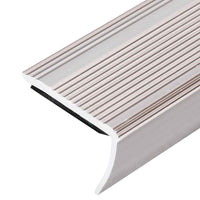 Profili a L per Gradini 15 pz in Alluminio 90 cm Champagne