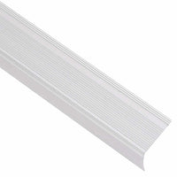 vidaXL Profili a L per Gradini 5 pz in Alluminio 100 cm Argento