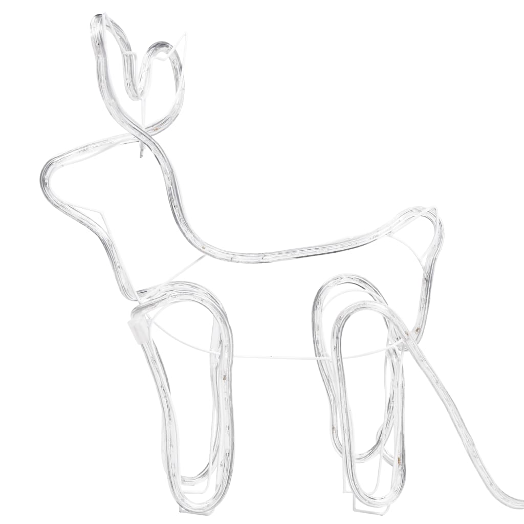 Renne e Slitta Decorazione Natalizia per Esterni 576 LED 51257