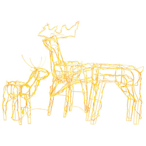 Decorazioni di Natale a Forma di Renne 3 pz 229 LED cod mxl 35065