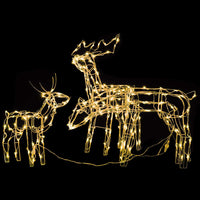Decorazioni di Natale a Forma di Renne 3 pz 229 LED cod mxl 35065