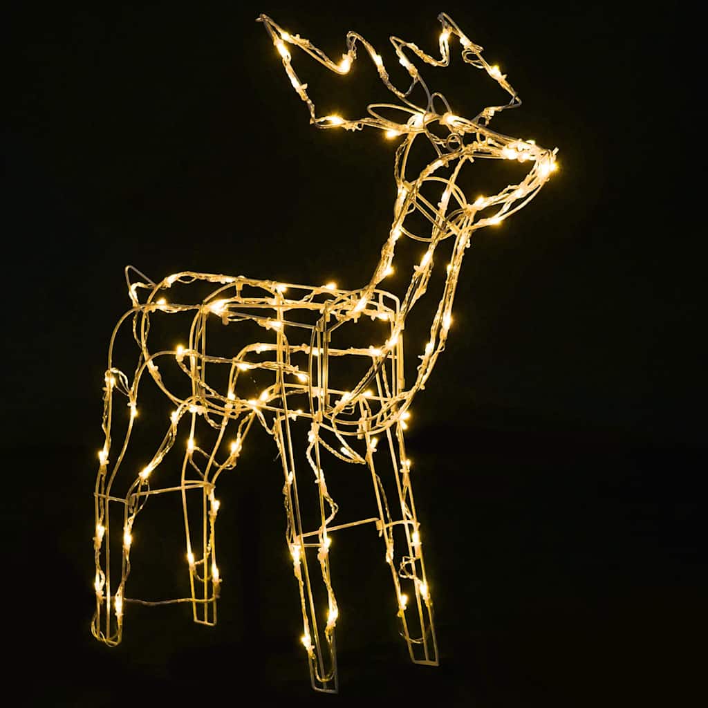 Decorazioni di Natale a Forma di Renne 3 pz 229 LED 289962