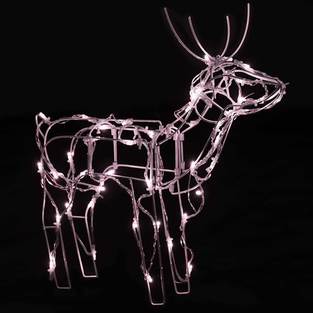 Decorazioni di Natale a Forma di Renne 3 pz 229 LED 289962