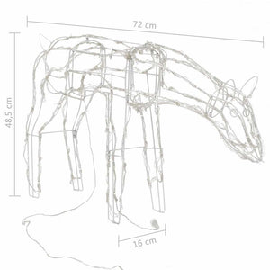 Decorazioni di Natale a Forma di Renne 3 pz 229 LED 289962