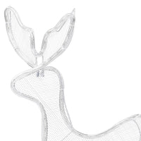 Decorazione Luminosa Natalizia Slitta e Renna con Rete 432 LED cod mxl 32734