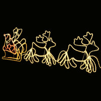 Decorazione Luminosa Natalizia XXL 6 Renne e Slitta 160 LED 7m 289975