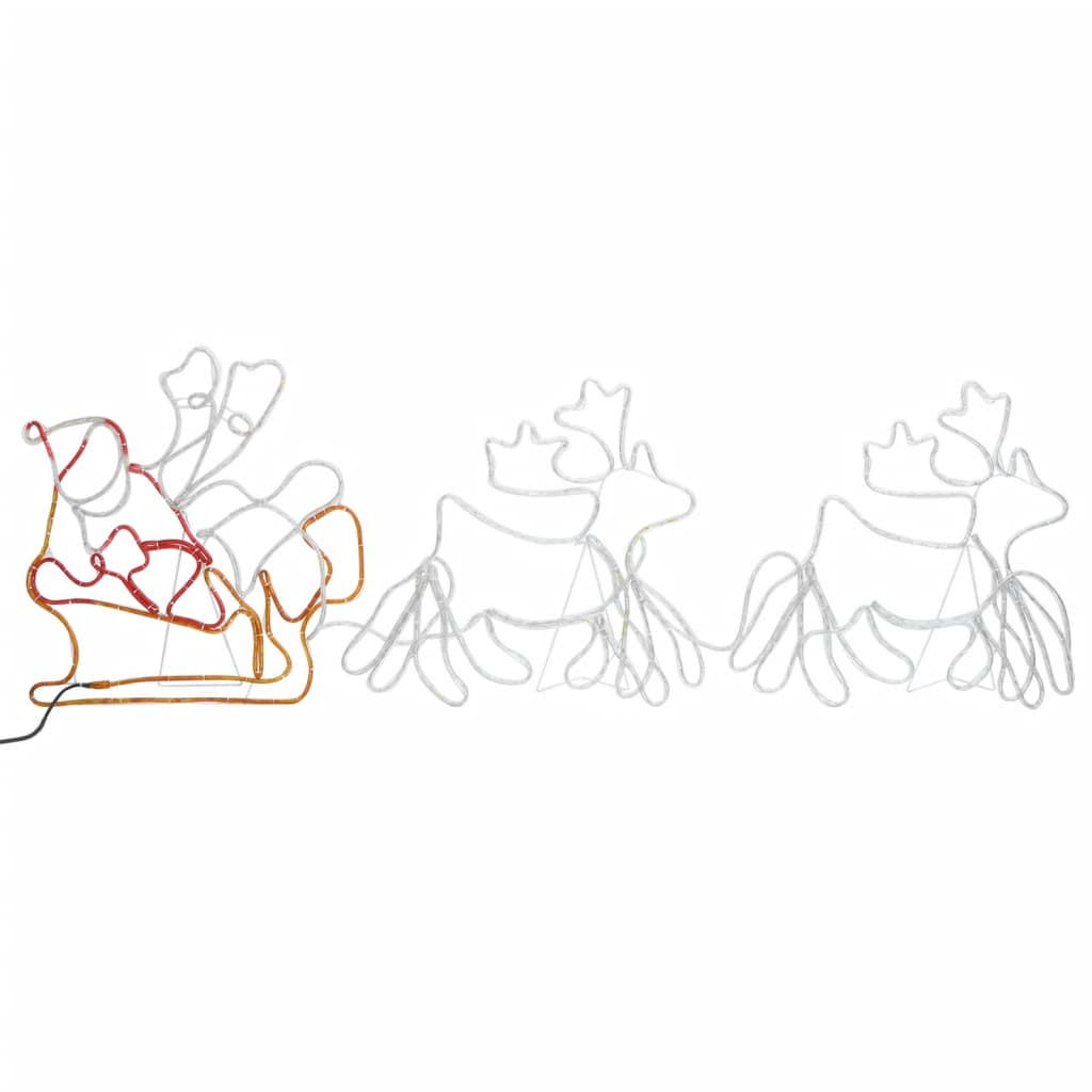 Decorazione Luminosa Natalizia XXL 6 Renne e Slitta 160 LED 7m 289975