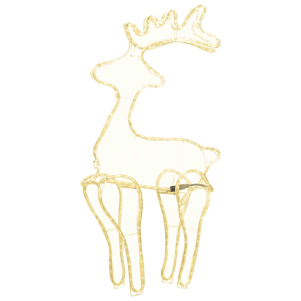 Decorazione Natalizia Renna in Rete con 306 LED 60x24x89 cm 289976