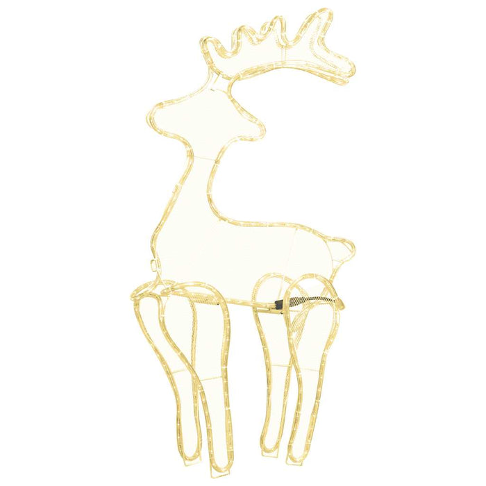 Decorazione Natalizia Renna in Rete con 306 LED 60x24x89 cm 289976