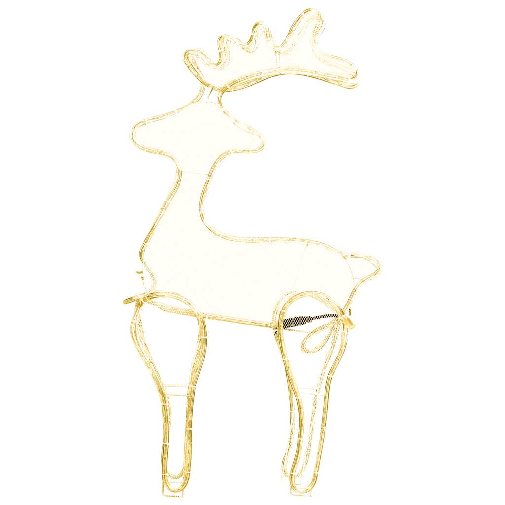 Decorazione Natalizia Renna in Rete con 306 LED 60x24x89 cm 289976