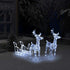 Decorazione Natalizia Renne e Slitta 160 LED 130 cm in Acrilico 289979