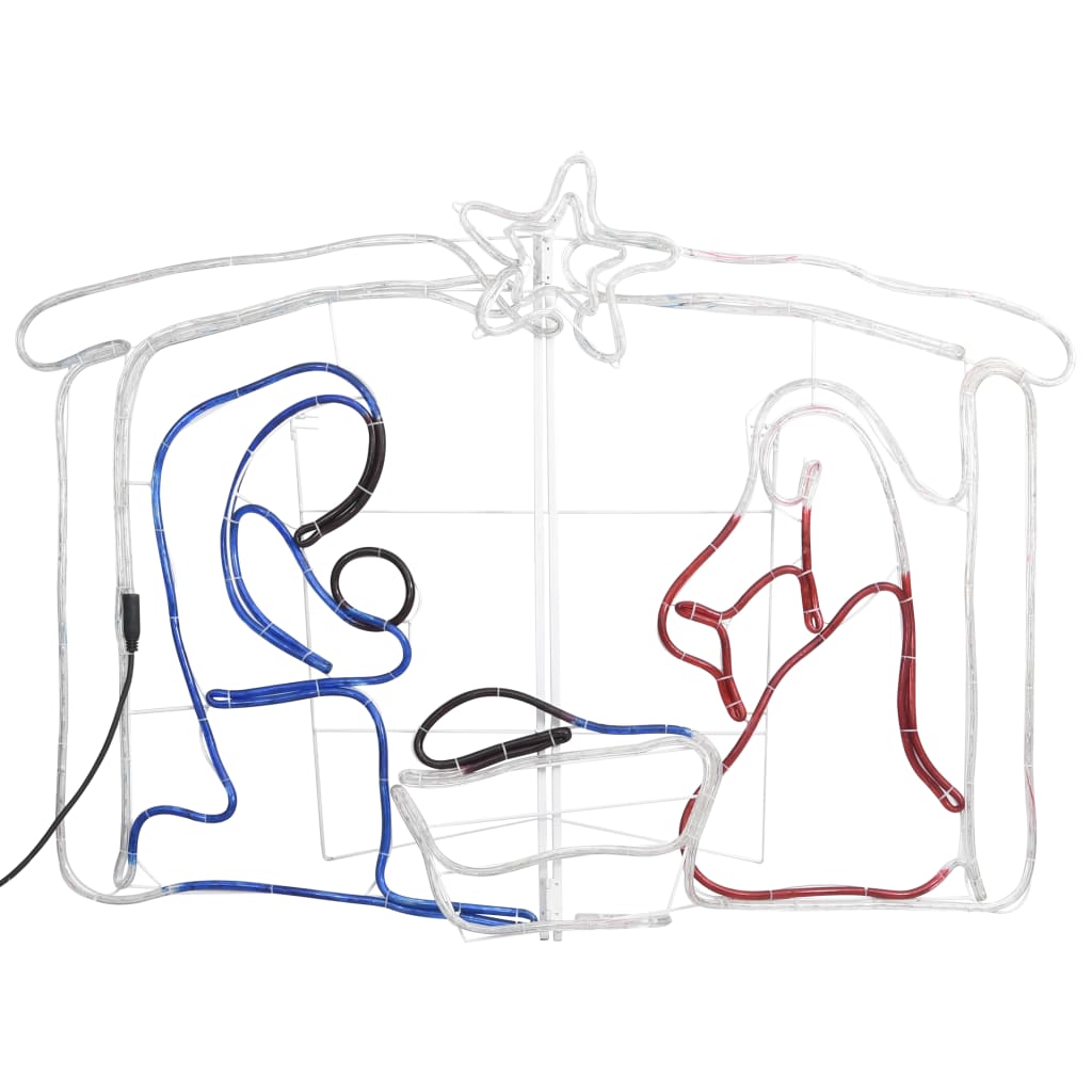 NativitÃ  Decorazione di Natale 240 LED 116x41x87 cm