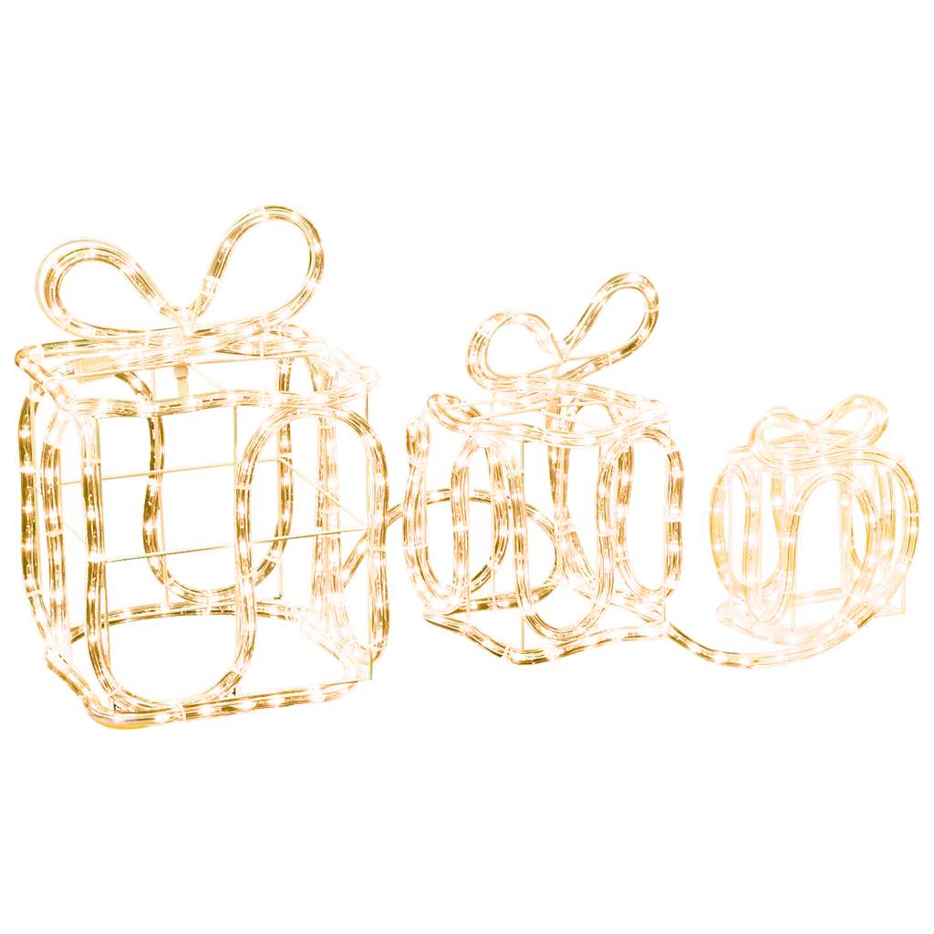 Decorazione Natale Scatole Regalo con 180 LED Interni Esterni 289982