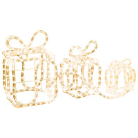 Decorazione Natale Scatole Regalo con 180 LED Interni Esterni 289982