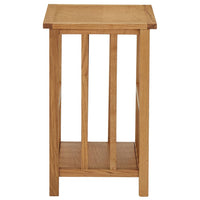 Tavolino con Portariviste 45x35x55 cm Massello di Rovere 289183