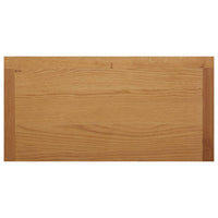 Credenza 70x35x75 cm Legno Massello di Rovere 289188