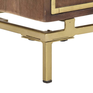 Mobile Porta TV 120x30x46 cm in Legno Massello di Mango cod mxl 16288