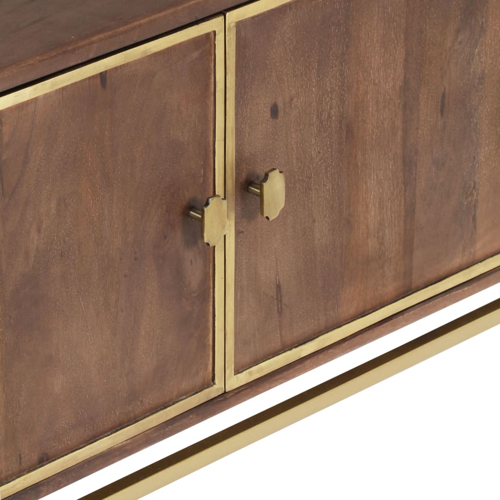 Mobile Porta TV 120x30x46 cm in Legno Massello di Mango cod mxl 16288