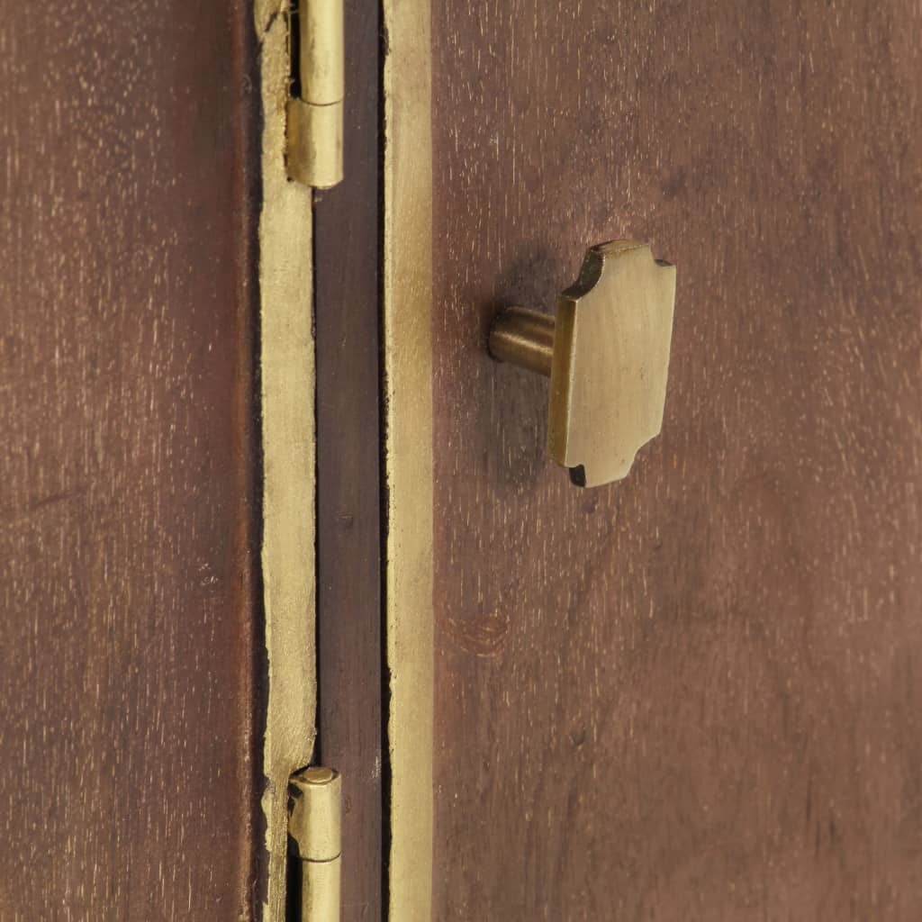 Mobile Porta TV 120x30x46 cm in Legno Massello di Mango cod mxl 16288