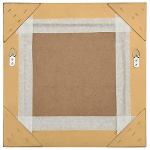 Specchio da Parete Stile Barocco 40x40 cm Oro