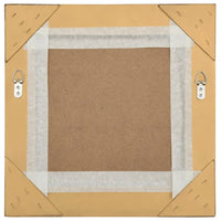 Specchio da Parete Stile Barocco 40x40 cm Oro 320305