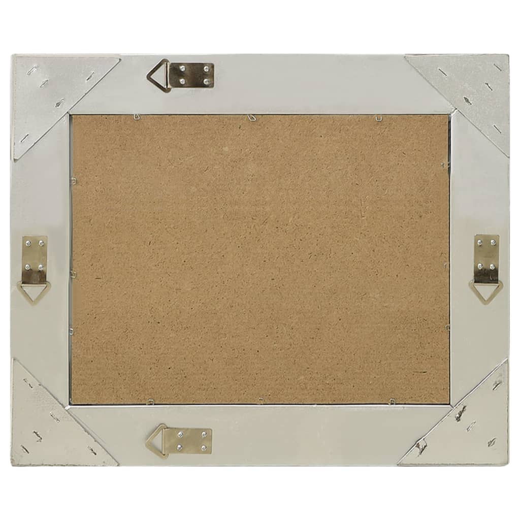 Specchio da Parete Stile Barocco-Specchio a Muro-Specchio Decorativo 50x40 cm Argento