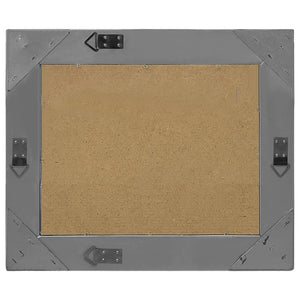 Specchio da Parete Stile Barocco 50x40 cm Nero