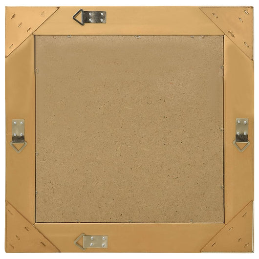 Specchio da Parete Stile Barocco 50x50 cm Oro 320313