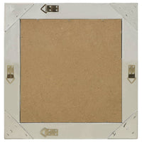 Specchio da Parete Stile Barocco-Specchio a Muro-Specchio Decorativo 50x50 cm Argento