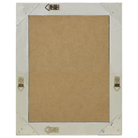 Specchio da Parete Stile Barocco-Specchio a Muro-Specchio Decorativo 50x60 cm Argento 824899