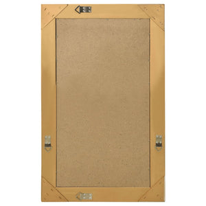 Specchio da Parete-Specchio a muro Stile Barocco 50x80 cm Oro