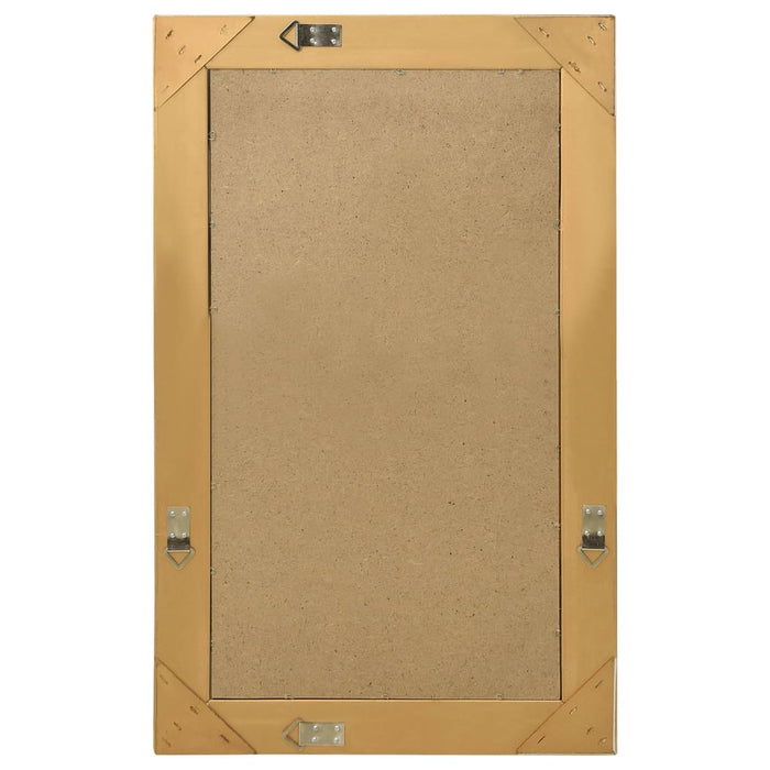 Specchio da Parete Stile Barocco 50x80 cm Oro 320321