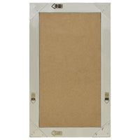 Specchio da Parete Stile Barocco-Specchio a Muro-Specchio Decorativo 50x80 cm Argento