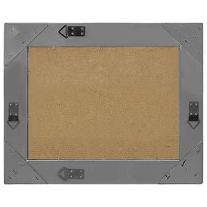 Specchio da Parete Stile Barocco 60x40 cm Nero 320331