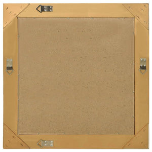 Specchio da Parete Stile Barocco 60x60 cm Oro