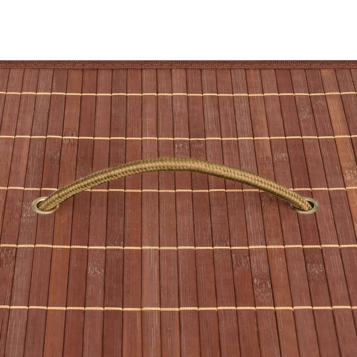 Cesto Portabiancheria in BambÃ¹ Marrone 72 L cod mxl 50083