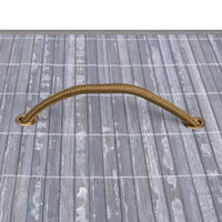 Cesto Portabiancheria in Bambù a Sezione Singola Grigio 320755