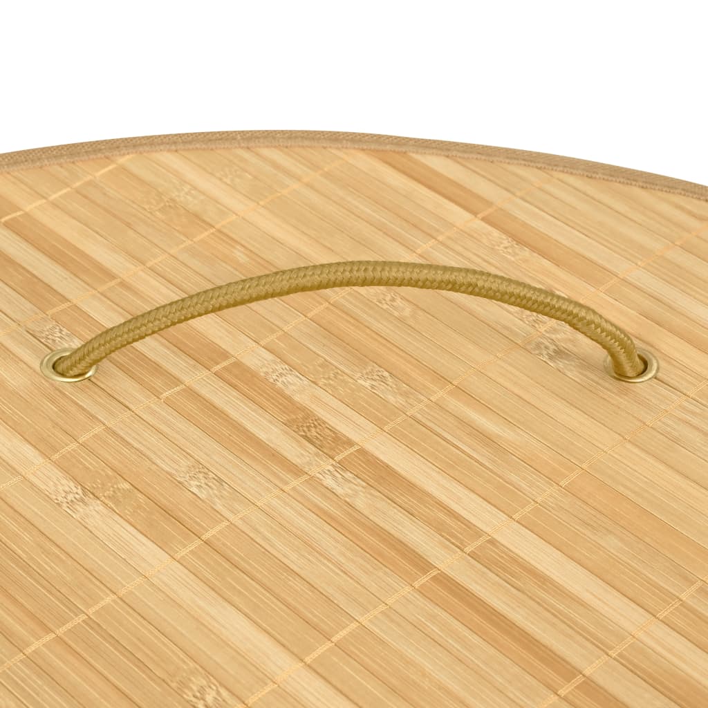 Cesto Portabiancheria per Angolo in BambÃ¹ 60 L cod mxl 53274